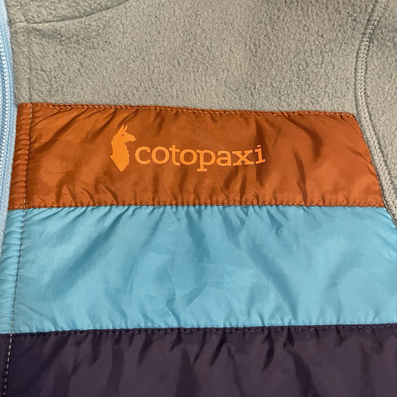 COTOPAXI TECA FLEECE HOODED FULL ZIP JACKET BLUE GORPCORE OUTDOOR SMALL - Picture 9 of 11